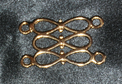 Craft Chain Metalwork - 3 Bows - gilt - Click Image to Close